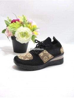 Sneakersy Damskie FJHY-2 BLACK COFFE