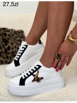 Sneakersy Damskie B20 WHITE