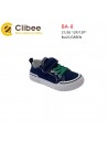 Trampki Chłopięce 21-26, BA-8 BLACK WHITE