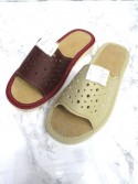 Kapcie Damskie TKT-3 BEI/DBLU/RED
