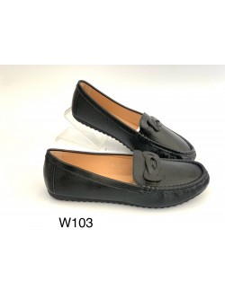 MOKASYNY DAMSKIE W103 BLK