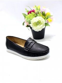 Mokasyny damskie 5839 BLK