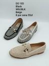 Mokasyny damskie 5850 BLK