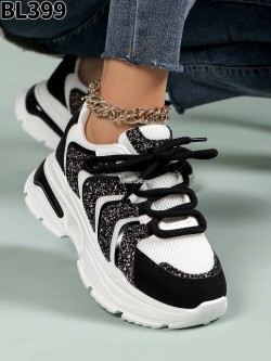 Sneakersy Damskie BL399 BLACK