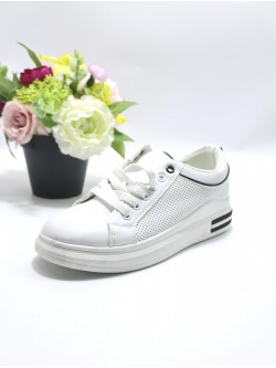 Sneakersy Damskie  D235-32 WHITE/BLACK