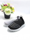 Buty sportowe dziecięce 25-30,961B MIX GREY/BLK/PIN