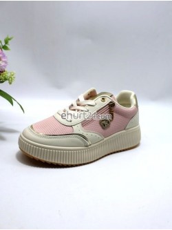 SNEAKERSY DAMSKIE  AXHX-136 PU/PIN/GON