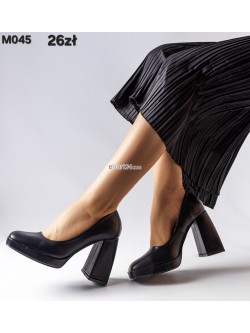 Czółenka Damskie  M045 BLK