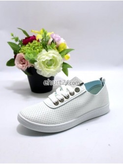 TRAMPKI DAMSKIE 8956 WHITE/GREY