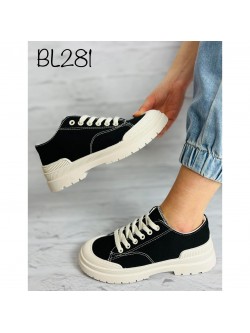 Trampki Damskie BL281- BLACK