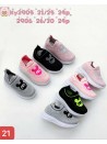 BUTY SPORTOWE DZIECIĘCE 26-31,LD5181 BLACK/GREY/PINK