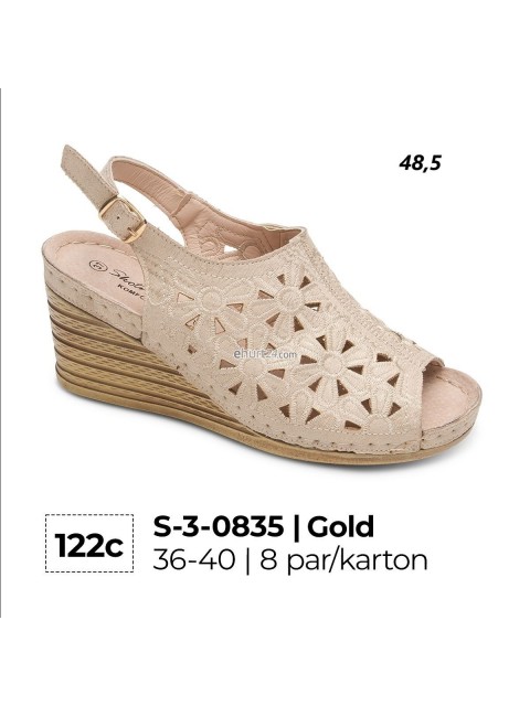 Sandały damskie 0835 BEIGE
