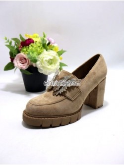 Półbuty Damskie T2396-6 KHAKI