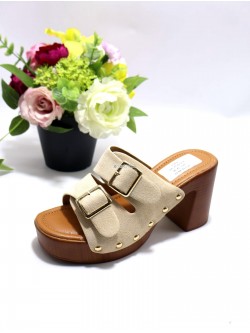 Klapki damskie KA-77 BEIGE