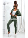 Komplet Welurowe 829 BEZOWY