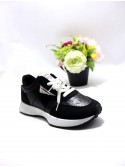 Sneakersy Damskie  2616-2 WHITE/YELL