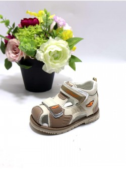 SANDAŁY CHOŁPIĘCE 19-24,ZA121 BEIGE