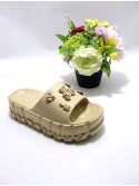 KLAPKI Damskie  JX651 KHAKI
