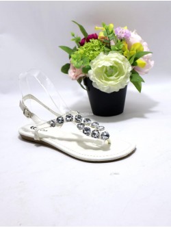 Sandały damskie 1087 WHITE