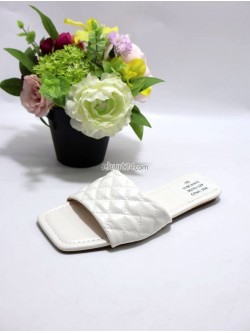 Klapki Damskie LS-86 WHITE