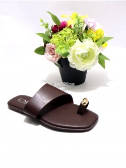 Klapki damskie  5260 BROWN
