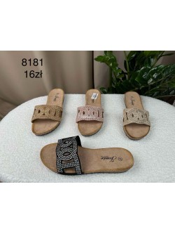 Klapki damskie  SD8181 MIX