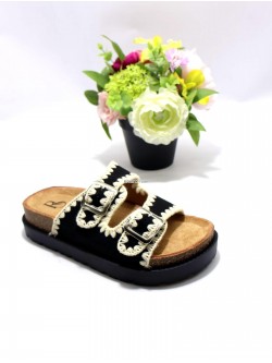 Klapki damskie  AGF-JX667 BLK