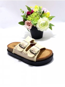 Klapki damskie  AGF-JX667 BEIGE