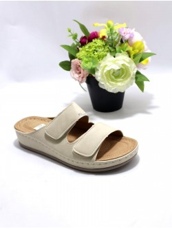 Klapki Damskie 6767-5 BEIGE