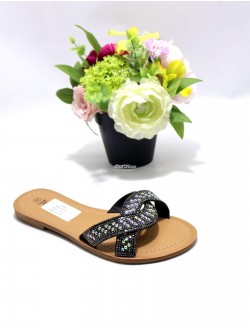 Klapki Damskie J88 BLACK