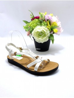 Sandały damskie FY6889 WHITE