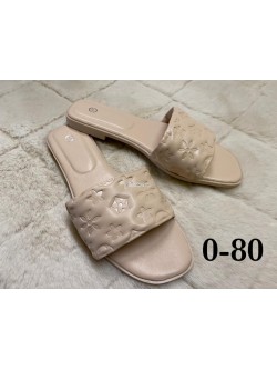 Klapki damskie 0-80 BEIGE