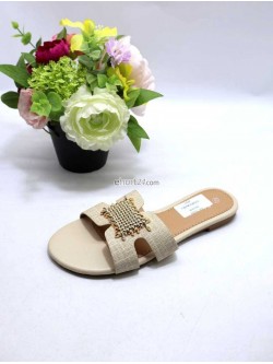 Klapki damskie CB2705-2 BEIGE