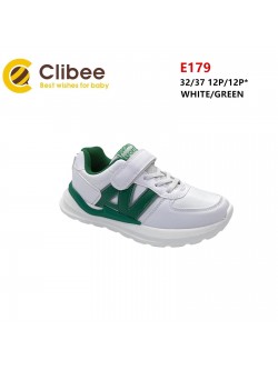Buty sportowe  32-37 E179 WHITE-GREEN