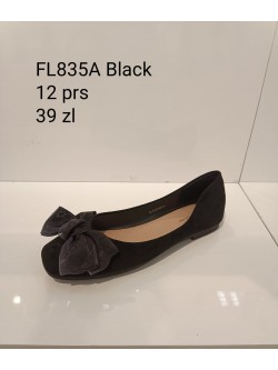 Balerinki damskie FL835 BLACK