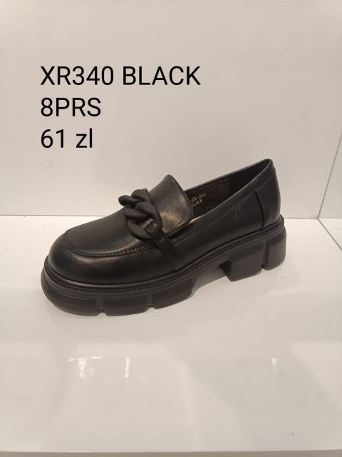 Półbuty Damskie XR339 BLACK