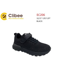 Buty sportowe Dziecięce32-37,EC206 BLACK/PUPLE