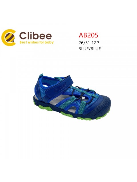 SANDAŁY Chłopięce 26-31,AB205 BLUE/ORANGE