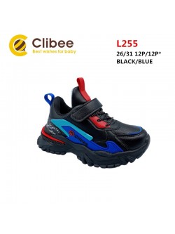 Buty sportowe Dziecięce 26-31, L255 BLACK/RED
