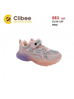 Buty sportowe Dziecięce21-26,E83 LED-SILVER/PINK