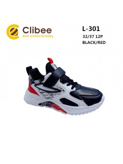 Buty sportowe chołpięce 32-37 L-302 BLACK RED