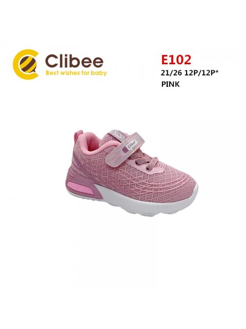 Buty sportowe Dziecięce21-26,E108 LED-GREY/PINK