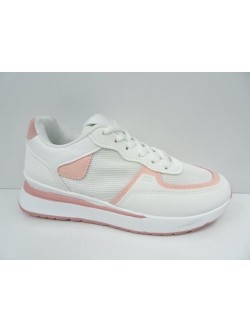 Buty Sportowe Damskie 6077 WHI/PUR