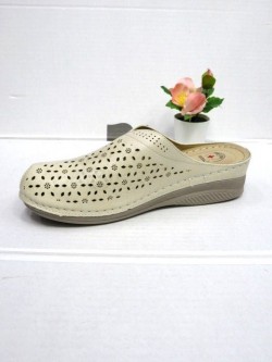 Klapki damskie  39-43,  DJH1-2 WHITE