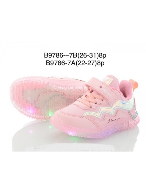 Buty sportowe dziecięce 22-27B9786-6A LED