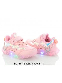 Buty sportowe Dziecięce 26-31,B9786-7B LED