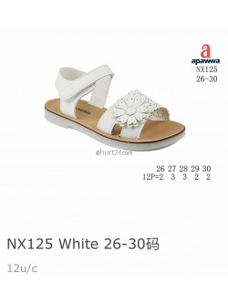 Sandały Dziecięce 26-30,NX125 WHITE