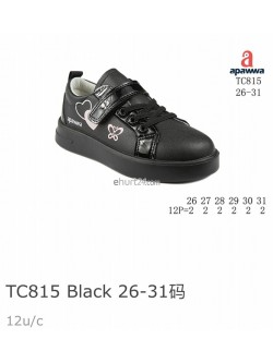 Buty sportowe Dziecięce 26-31,TC815 BLACK