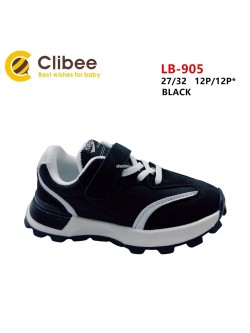 Buty sportowe Dziecięce  32-37, EC-233 BLACK WHITE