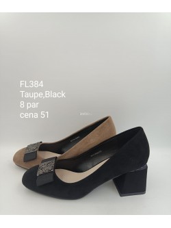 Czółenka damskie FL382 BLACK